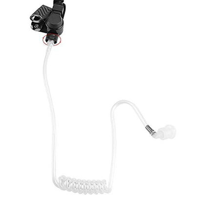 Replacement Earpiece Tube for Motorola Kenwood Baofeng Radio | Also Fit Midland Retevis Surveillance Headset (5 Packs) - color: (5 Packs)
