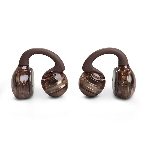 JBL Soundgear Clips Open Ear Headphones for Situational Awareness - Copper | Up to 32 Hours Total Playtime With Speed Charge, Sweat Resistant, Noise-Reducing Mics, App Control For Custom Audio - color: Copper