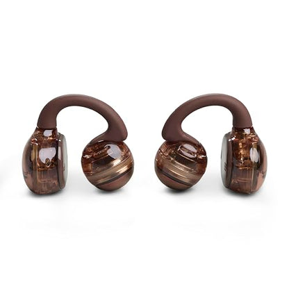 JBL Soundgear Clips Open Ear Headphones for Situational Awareness - Copper | Up to 32 Hours Total Playtime With Speed Charge, Sweat Resistant, Noise-Reducing Mics, App Control For Custom Audio - color: Copper