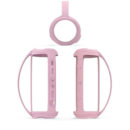 JCHPINE Silicone Cover Case for JBL Flip 6 Portable Bluetooth Speaker - color: Pink Cover