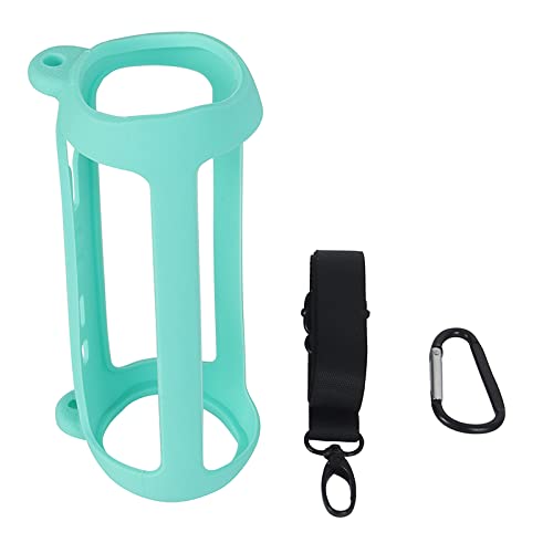 Case for JBL flip 6,JOYSOG Silicone Carrying Case Protect Pouch Sleeve Protector Cover Travel Bag with Shoulder Strap for JBL FLIP 6 Bluetooth Speaker (Green) - color: Green