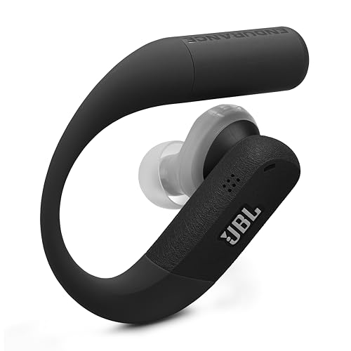 JBL Endurance Peak 4 - Cancelling Sport Earbuds - Black/Grey | Adaptive Noise Cancelling with Smart Ambient, IP68 water and dust proof, Secure fit with TwistLock design - color: Black/Grey