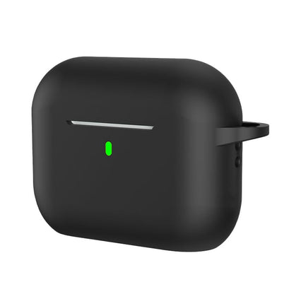 Shockproof Silicone Cover for Wireless Earbuds Case Shell with AntiScratch Protections Nonslip Grip Protector - color: Black
