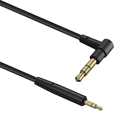GEEKRIA VR Short Audio Cable Compatible with Meta Quest 3, Meta Quest 2, 3.5mm to 2.5mm Cord, TRS Replacement Cable for Headphones, Fits the Audio Interface on The Same Side (2 Pack / 1ft)