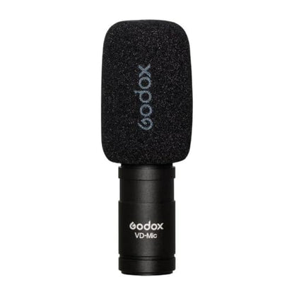 GODOX VD-Mic 8cm Compact Directional Shotgun Microphone (Black) | Extended Frequency Response, And Durable, Sound Pick-up, Complete Accessories, Universal Compatibility, High, Sensitivity