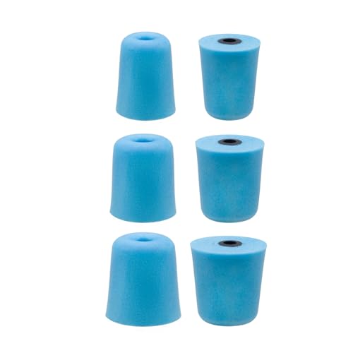 Klowcok Foam Ear Tips Replacement for Etymotic/Walker's/ISOtunes PRO/Shure | Memory Foam Earbuds Tips Compatible with Elgin, Plugfones, Westone, Comfort Fit, 3Pairs (Assorted -S/M/L) Blue