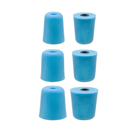 Klowcok Foam Ear Tips Replacement for Etymotic/Walker's/ISOtunes PRO/Shure | Memory Foam Earbuds Tips Compatible with Elgin, Plugfones, Westone, Comfort Fit, 3Pairs (Assorted -S/M/L) Blue