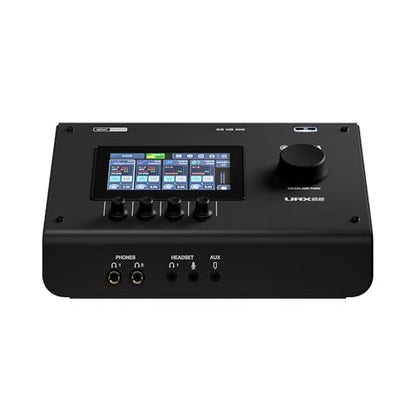 Yamaha URX22 4-In / 2-Out Dual USB-C Audio Interface With Touchscreen, Includes Cubase Al, WaveLab Cast, Basic FX Suite, and Steinberg Plus Software Bundle, Black URX22 B | Includes Touchscreen, Includes Cubase Al, WaveLab Cast, Basic FX Suite, and Steinb