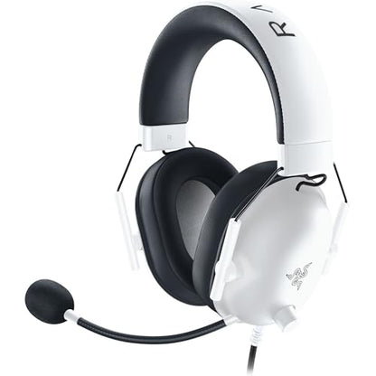 Razer BlackShark V2 X Wired PlayStation Gaming Headset, White - color: White, size: 3.5 mm (Pack of 1), style: PlayStation