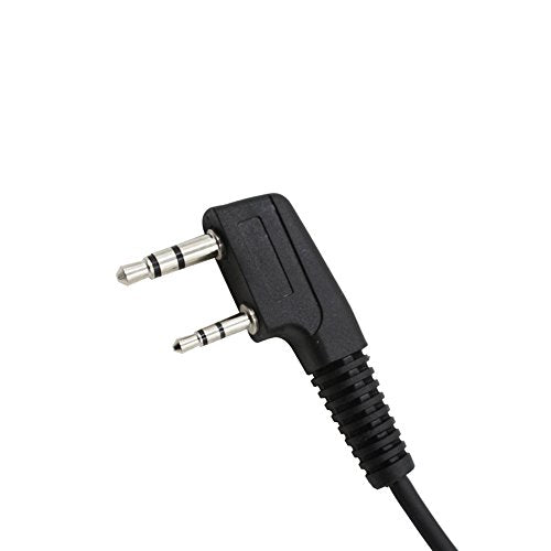 2-pin Covert Acoustic Tube Earpiece Headset for Kenwood Puxing Wouxun Baofeng Two Way Radio 2pin(1 Pack) - color: 1 Pack