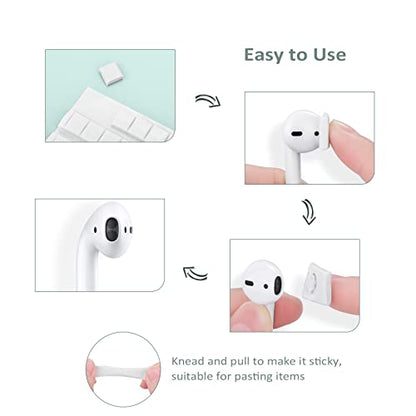Cleaner Kit for Earbud Putty: Cleaning Putty Remove Ear Wax Compatible with Air- Pods - Earbud Cleaning Putty for Headphones Earphone Charging Case & Phone Camera Keyboard Hearing Aids (96 Pcs)