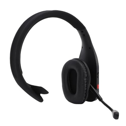 Sanpyl Trucker Bluetooth Headset Wireless Single Ear with AI Noise Canceling Mic for Truck Drivers Conference Calls