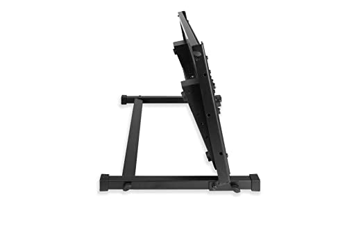 Gator Frameworks Angled Metal Desktop Rack Stand with Non-Slip Rubber Feet, 6U Rack Space (GFW-DESKTOPRK-06U) - size: 6 Rack Space