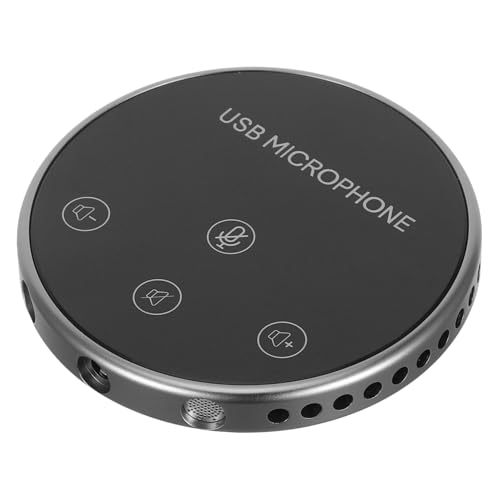 Omnidirectional USB Microphone for Live Recording and Game Chatting Compact Desktop Mic for Laptop and Meetings Easy to Use and Portable