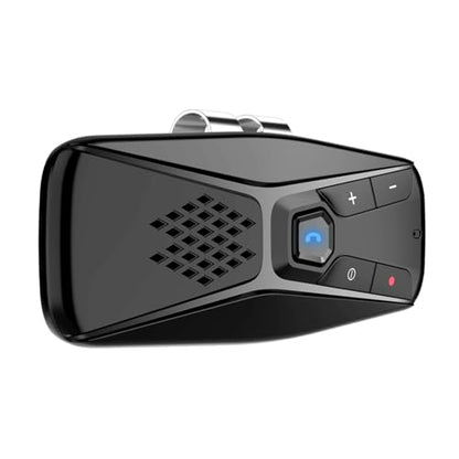 Docooler Car Bluetooth Speaker for Cell Phone, Portable Wireless Handsfree Car Kit, Sun Visor Mounted Speakerphone with Visor Clip & Mic - Black