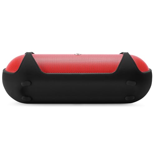 Silicone Case Cover for Beats Pill Portable Speaker Travel Protective Carrying Pouch Speaker Sleeve Skin Cover (Black) - color: Black