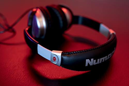 Numark HF125 Closed-Back DJ Headphones | 40mm Drivers, Comfortable Ear Pads, 3m Cable, Closed-Back Design, for Monitoring, Mixing and Audio Playback - style: HF125