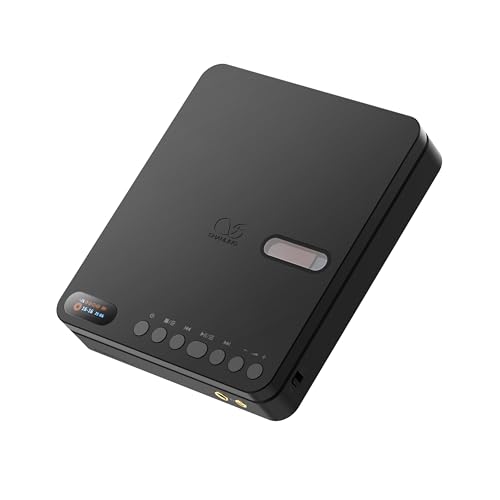 SHANLING EC Play Hi-Fi Portable CD Player, USB DAC CD Player with Dual CS43198 DAC & 700mW Balanced Output, Bluetooth 6.0 LDAC Receiver, 384kHz/32bit, 12H Battery, 4.4mm/3.5mm/Coaxial Output(Silver) - color: EC Play Silver