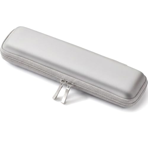 Mudder Hard Shell Slim Pencil Case Small Pen Bag Stylus Case Holder EVA Waterproof Pocket Protectors Organizer for Fountain Pen Headphones Traveller Adults(Gray) - color: Gray
