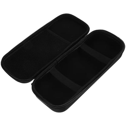 ULTECHNOVO Portable Handheld Microphone Carrying Case, Black Microphone Storage Bag with Padded Interior for Travel and Professional Use