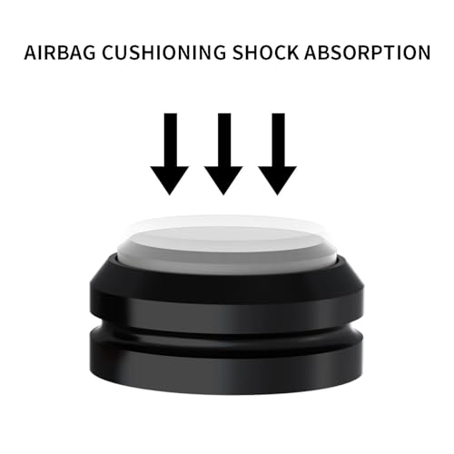 Preffair Audio Speaker Aluminum/Silicone Isolation Feet Turntable Damper Vibration Stopper Stand Absorption Shock Pad for Amplifier Preamp DAC Devices 4Pcs (Gray, 1.73"x1.18") - color: Gray