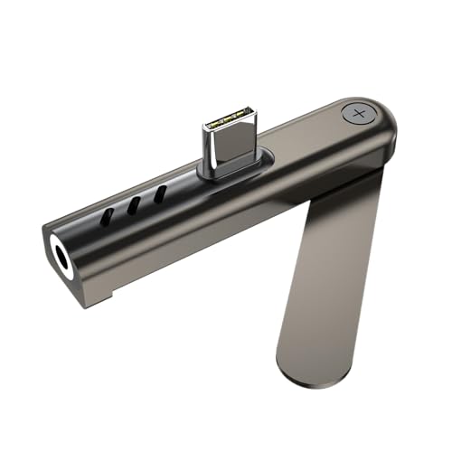 Portable USB C to 3.5mm Headphone Adapter with Foldable Stand for Mobile Devices Type C Adapter