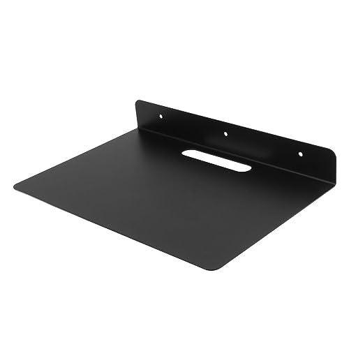 Yinhing Floating Av Shelf, Thickened Proof Metal Entertainment Center Shelves, Wall Mounted Rack for Projector Set Top Box Router Camera