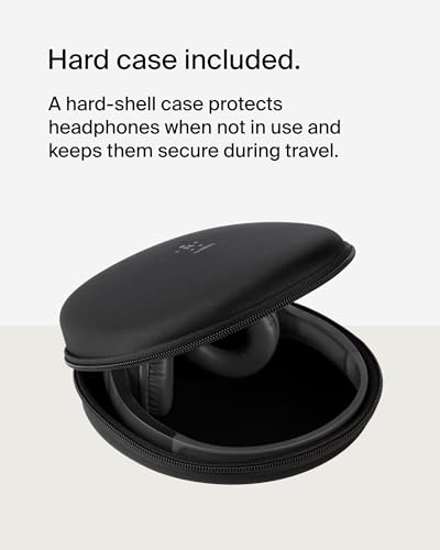 Belkin SoundForm Mini Bluetooth Kids Headphones with Case, 30H Battery Life | Toddler headphones with Case, 85dB Volume Limit, Built-in Mic, Wired Connection Option, iPad, Android Tablet, School, Travel - color: Black, style: Wireless (USB-C) + Case