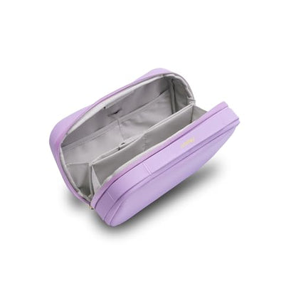 Orbitkey 2-in-1 Tech Accessory Pouch - Lilac | Detachable Slim Sleeve | Organizes Cables & Chargers | Water-Resistant Fabric | Travel Ready - color: Lilac