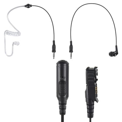 Walkie Talkie Earpiece with Mic Ear Piece PTT Microphone Headset for Motorola XPR 3300e 3500e 3500 3300 2-Way Radios (in Ear Earbuds, to 3.5mm Aux Earphone)