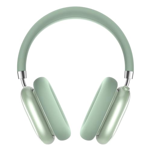 Srhythm NiceComfort 95 Hybrid Noise Cancelling Headphones Wireless | Bluetooth with Transparency,ENC,HD Sound,Slim Headphones Lightweight - color: Mint Green