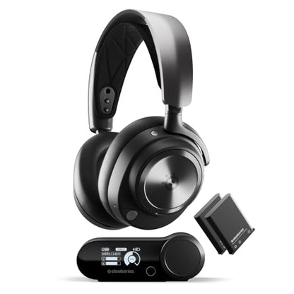SteelSeries Arctis Nova Pro Wireless Multi-System Gaming Headset - Black - color: Black, style: PlayStation