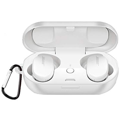 Compatible with Bose Sport Earbuds Case, Youkei Silicone Case Cover Easy Carrying Protective Case Cover Compatible with Bose Sport Earbuds (White) - color: White