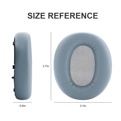 W820NB Ear Pads Replacement Ear Pads Cushions Compatible with Edifier W820NB Headphone Softer Protein Leather Earmuffs Memory Foam Earpads Ear Cups Cover Repair Parts (Blue) - color: Blue