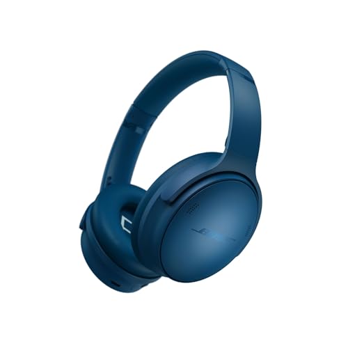 Bose QuietComfort Headphones - Wireless Bluetooth Headphones, Active Over Ear Noise Cancelling and Mic, USB-C Charging, Deep Bass, Up to 24 Hours of Playtime, Twilight Blue - Limited Edition Color | Wireless Bluetooth, Active Over-Ear Noise-canceling and