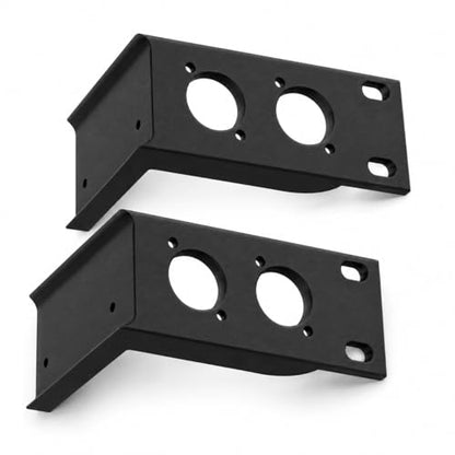 SplashNColor Left Rack Ears for Behringer Uphoria UMC404HD Audio Interface – 2 Pack Rack Mount Kit | Secure Friction Fit with Screw Holes | Standard 19-Inch Rack Compatible Mounting
