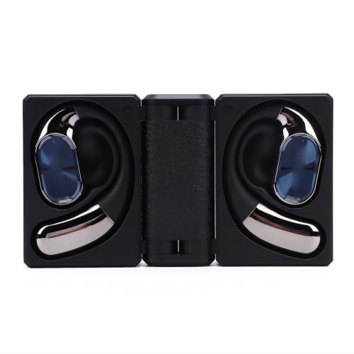 Bewinner Bluetooth Earbuds with Ear Hooks | Bluetooth 6.0, IPX5, 60H Playtime & Bass Boost for Running/Workouts (Black)