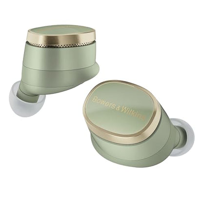 Bowers & Wilkins Pi8 Bluetooth Wireless Earbuds (Jade Green), in-Ear Bluetooth Earphones with Qualcomm Chipset & aptX Lossless, Active Noise Cancelling Earbuds, 3 Built-in Mics, 15-Min Quick Charging - color: Jade Green