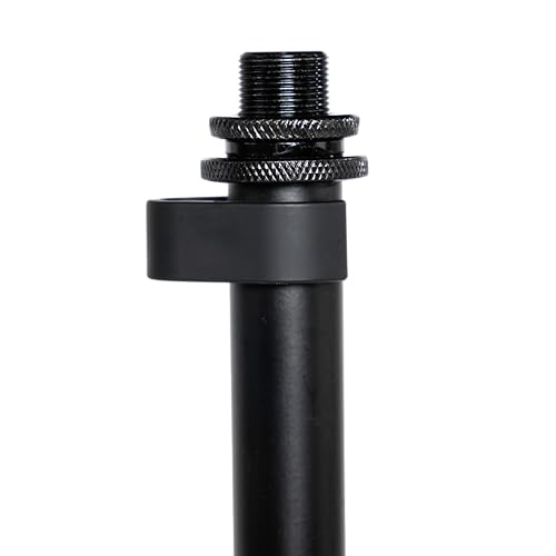 Shure by Gator Round Base Mic Stand with Standard Height-Adjustable Twist Clutch and 10" Base; (SH-RBMICSTAND10) - style: 10" Weighted Base