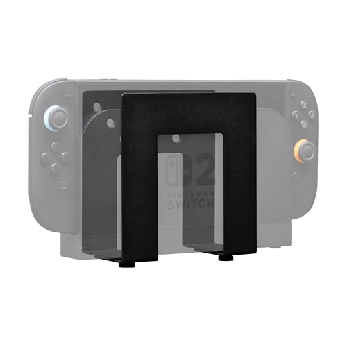 HIDEit Mounts Uni-SW - Nintendo Switch 2 Wall Mount – American Company - Quality Steel Holder for Switch 2 Console & Deck - Universal VESA Compatible Modem, Router & Cable Box - size: Small Wide