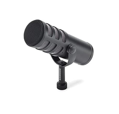 SAMSON Q9x Broadcast Dynamic Microphone | Cardioid dynamic capsule with XLR output and humbucking coil for podcasting, streaming and recording