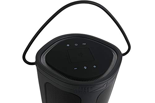 Altec Lansing Soundbucket XL - Waterproof Bluetooth Speaker with Customizable LED Lights, Qi Wireless Charging, 20 Hours Playtime & 100 Foot Range - style: Soundbucket XL