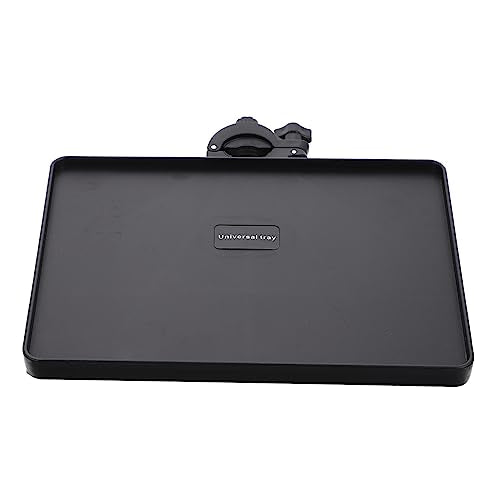 Kisangel Mic Stand Accessory Sound Card Rack Clamp-on Tray Microphone Holder Tray Plastic Construction