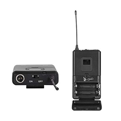 Wireless Microphone System UHF 8 Channel 8 Lavalier Bodypacks 8 Lapel Mic 8 Headsets for Karaoke System Church Speaking Conference Wedding Party 3 Year Warranty
