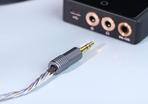 Linsoul Tripowin Zoe 4-Core Hybrid Litz IEM Upgrade Replacement IEM Cable | Pure Copper Silver-Plated Copper Gold-Plated, 24AWG In Ear Monitor Wire for Musician Audiophile, 3.5mm, 2pin 0.78mm - size: 2pin, style: 3.5mm