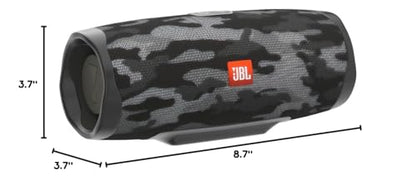JBL Charge 4 Portable Bluetooth Speaker (Black/White Camouflage) - color: Multicolor