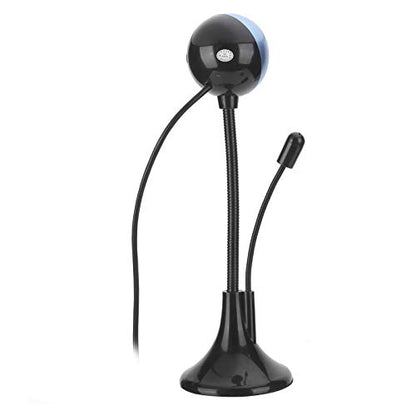 Mini Web Camara with Microphone, 360 Degree Rotated USB 480P HD Webcam for Desktop PC Laptop Video Calling Recording Conferencing, for Skype Zoom Meeting