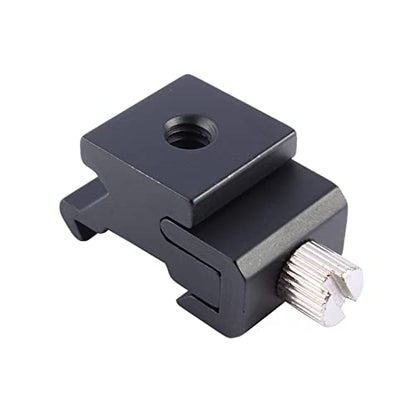 Flash Hot Shoe Mount, 1/4 Thread Screw Bracket Adapters Trigger DSLR Camera Accessories Metal Hot Shoe Flash Stand Mount Set for DSLR Camera Rig, Tripod, Microphone, LED Light