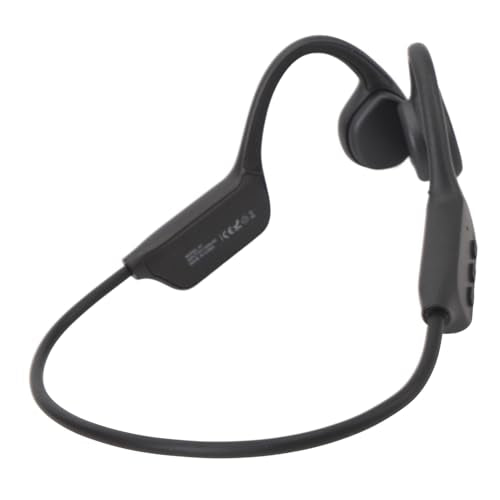 Bone Conduction Headphones, Open Ear IPX8 Water Proof Swimming Earphone, Lightweight Sports Noise Cancellation Headset for Running Cycling