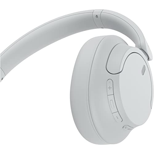 Sony WH-CH720NW Noise Canceling Wireless Bluetooth Headphones - Built-in Microphone - up to 35 Hours Battery Life and Quick Charge - Matte White - color: White
